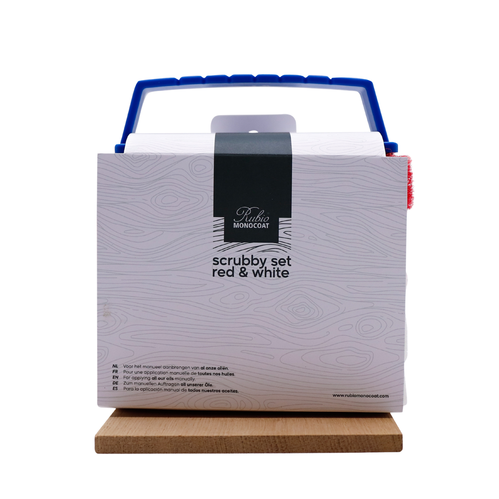 Scrubby Applicator Set Red / White